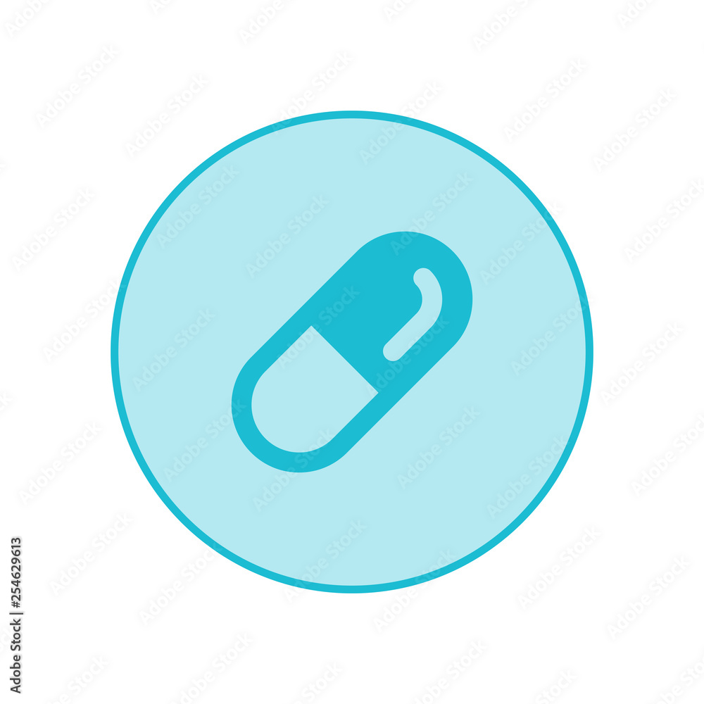 Pill Pharmacy Symbol or Drug Vector Icon Isolated Pill Pharmacy Symbol or Drug Vector Icon Isolated
