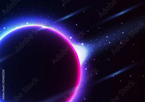 solar eclipse Night sky constellations.star.vector