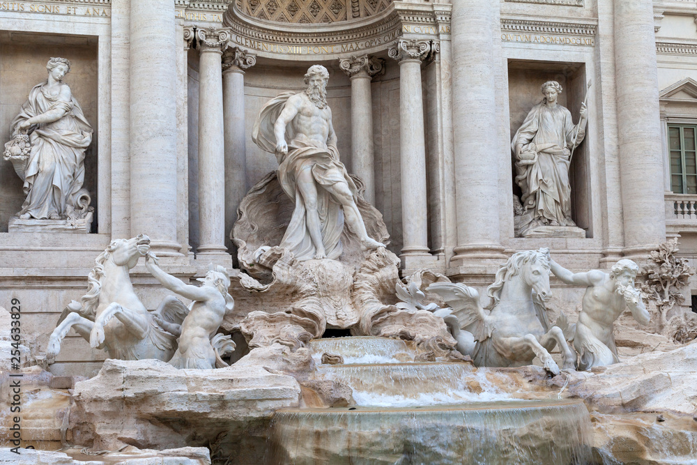 Beautiful Trevi Fountain, Rome