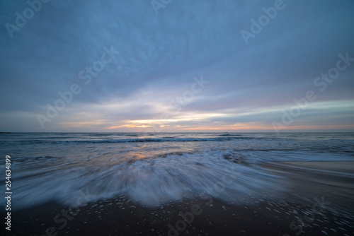 A sunrise next to the shore of the mediterranean sea © vicenfoto