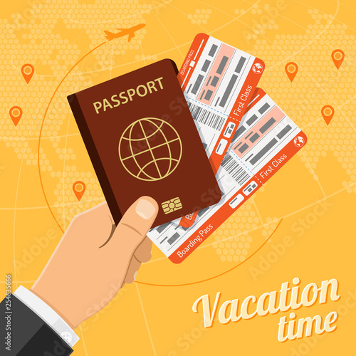 Vacation Travel and Tourism Concept