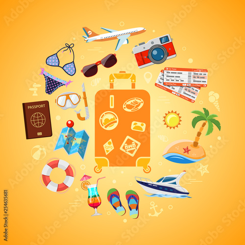 Vacation Travel and Summer Concept
