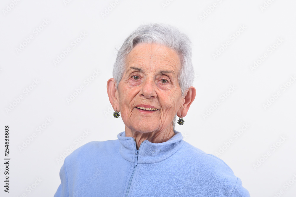 portrait of senior woman portrait of senior woman