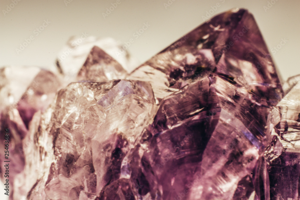 Abstract background texture of natural crystal amethyst Abstract background texture of natural crystal amethyst