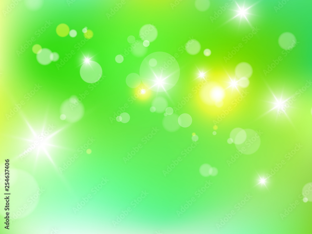 Image of fresh green and light Background material Image of fresh green and light Background material