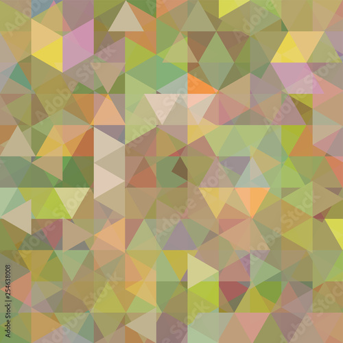 Abstract vector background with green triangles. Geometric vector illustration. Creative design template.