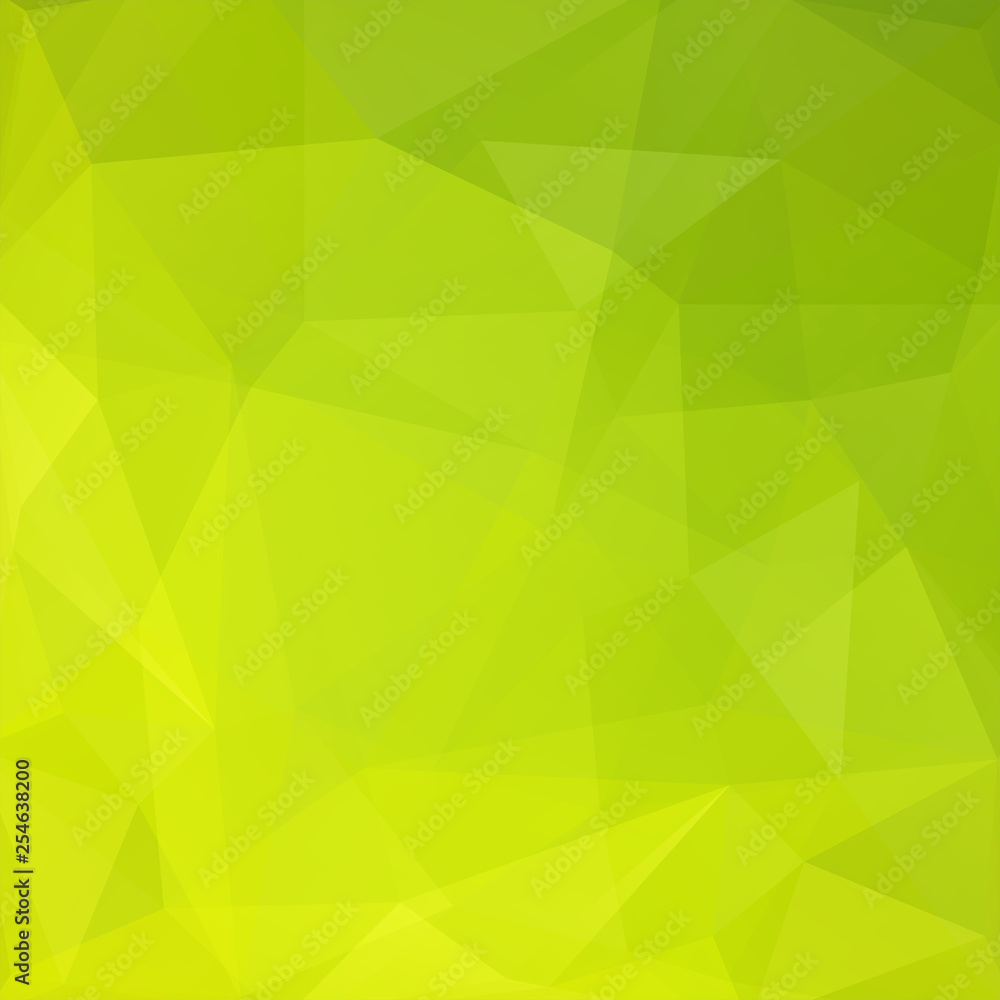 Fototapeta premium Background made of green triangles. Square composition with geometric shapes. Eps 10