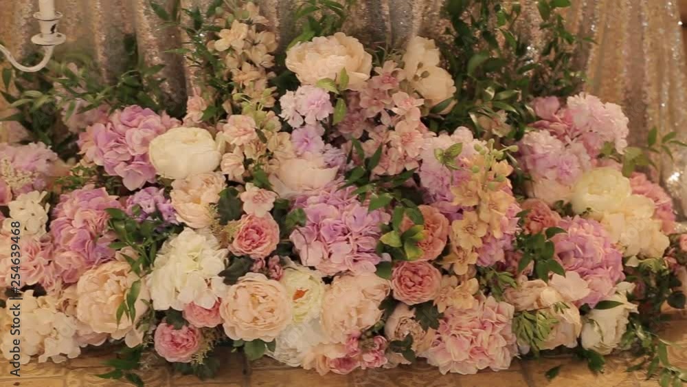 decorated table for a wedding dinner. decorated table for a wedding dinner.