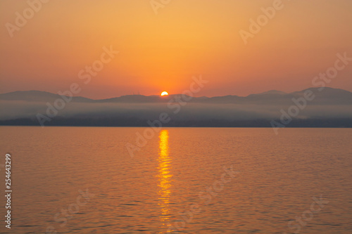 golden sunrise in greece © Pavel