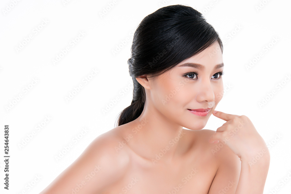 Beautiful Young asian Woman with Clean Fresh Skin Beautiful Young asian Woman with Clean Fresh Skin