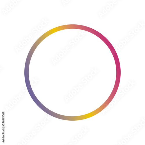 Social media icon user. User frame instagram with gradient.Insta user button, symbol, sign. Instagram stories user logo, image. Vector illustration. EPS 10.