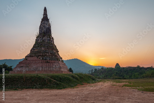 Buddhist Stupa in Xieng Khouang  Laos