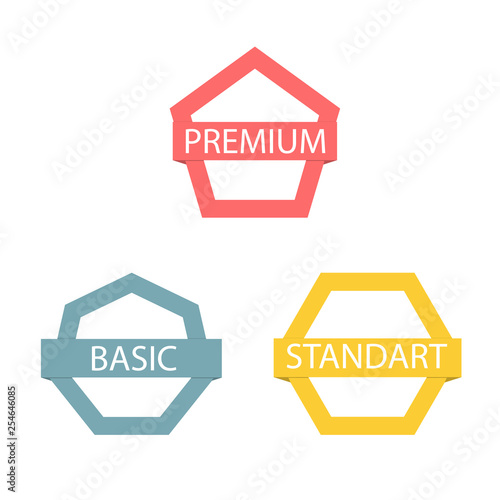 Basic, standart and premium