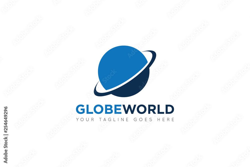 globe logo and icon Vector illustration design Template globe logo and icon Vector illustration design Template