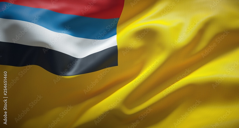 Fototapeta premium Official flag of Manchukuo