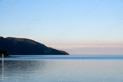 landscape with mountains and sea/lake © la_toja