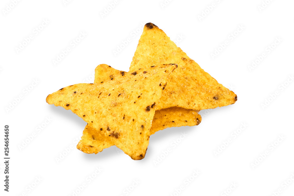 Naklejka premium triangular mexican chips