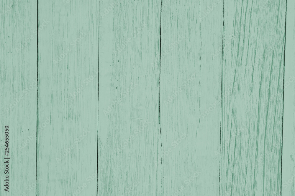 Weathered light green textured wood background Weathered light green textured wood background