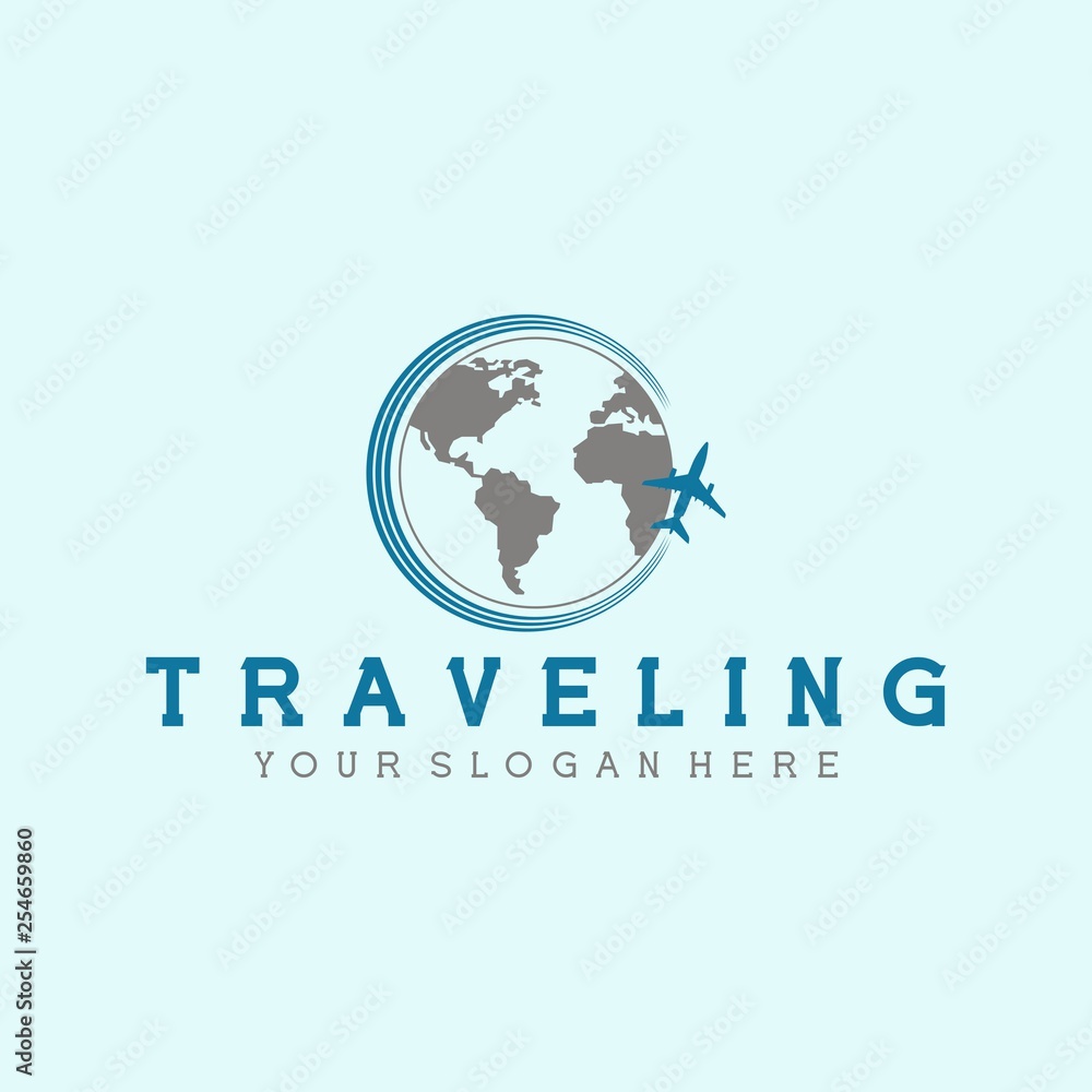 Logo for traveling