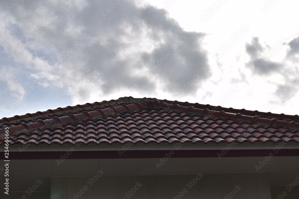 roof and blue sky