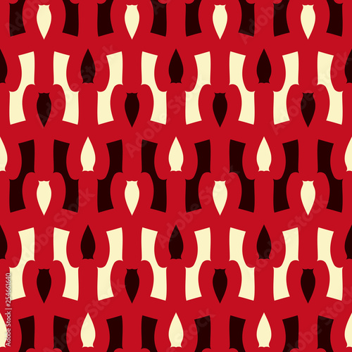 Seamless pattern with geometric ornament. Beautiful abstract illustration.