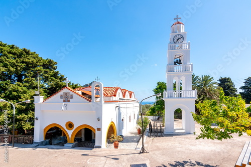 Tsambika monastery on Rhodes island, Greece