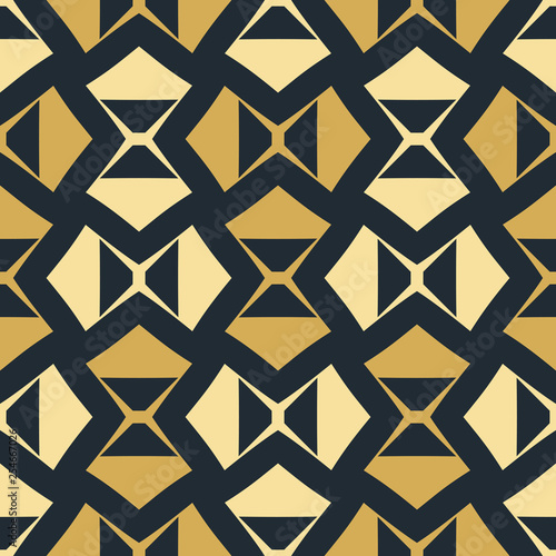 Seamless pattern with alternate geometric shapes. Beautiful abstract illustration.