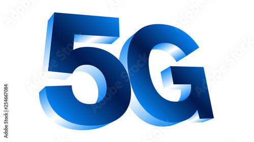 Next generation wireless network technology 5g sign
