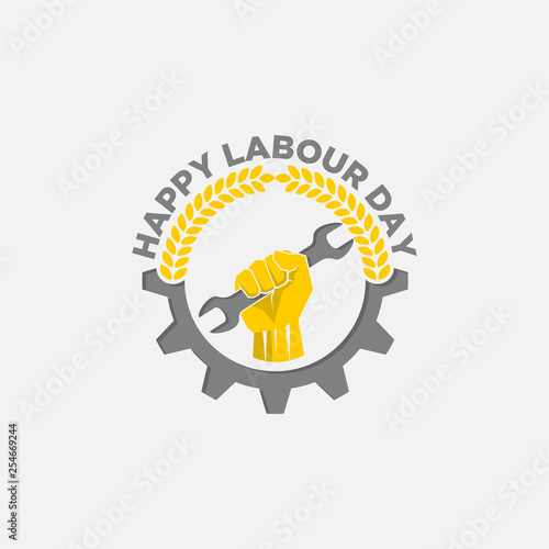 happy labor day vector illustration