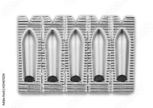 Fotografía Medical Suppositories in Silver Blister package