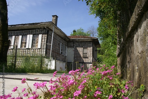  traditional 'Arhavi' stone houses.artvin/turkey photo