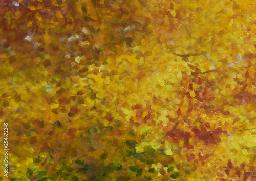 autumn leaves background illustration
