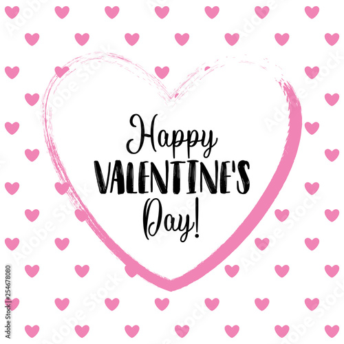 Happy valentines dar card