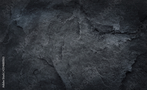 Gray or black slate stone texture , nature patterns for dark background photo