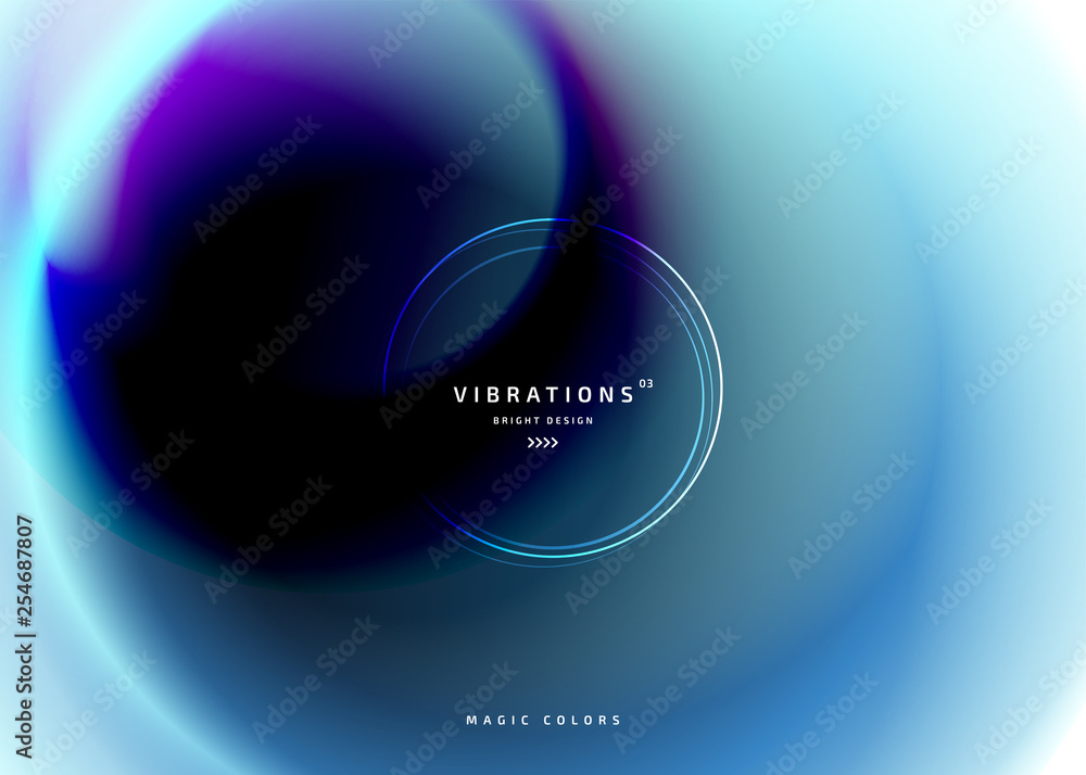 Abstract background with gradual blend between shades. Blue smooth flow of colors with fluid blurred gradient. Trendy clean design with blur shapes. Vector illustration Abstract background with gradual blend between shades. Blue smooth flow of colors with fluid blurred gradient. Trendy clean design with blur shapes. Vector illustration