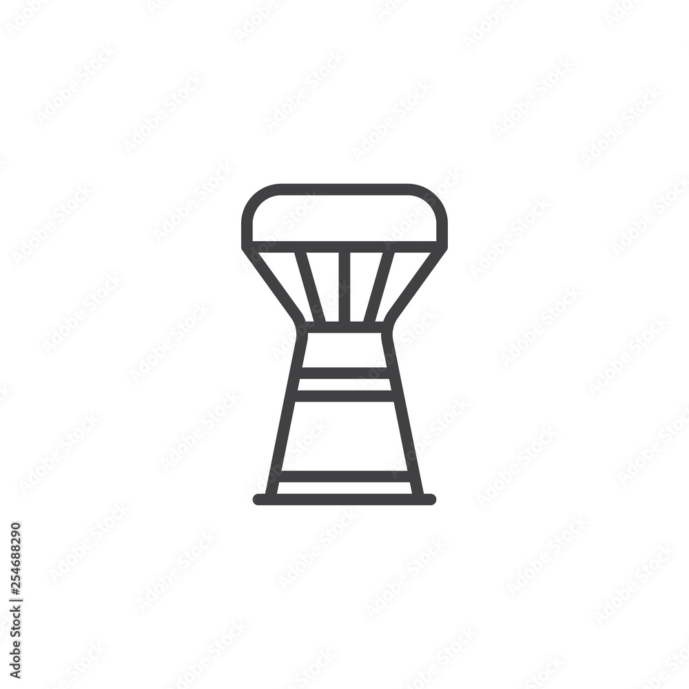 Djembe drum line icon. linear style sign for mobile concept and web design. Bongo drum outline vector icon. Symbol, logo illustration. Pixel perfect vector graphics Djembe drum line icon. linear style sign for mobile concept and web design. Bongo drum outline vector icon. Symbol, logo illustration. Pixel perfect vector graphics