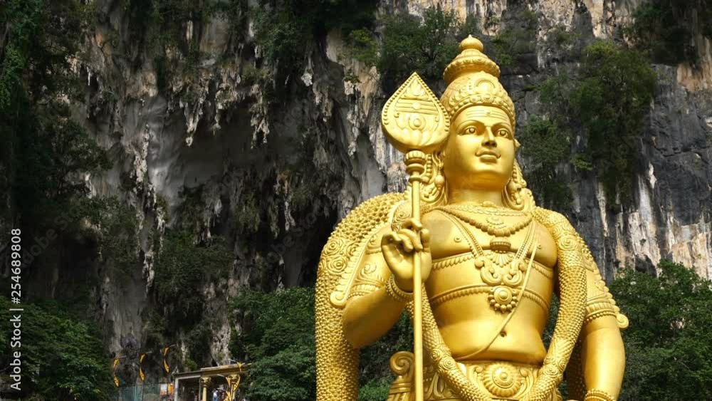 Lord Murugan, Batu Caves, Kuala Lumpur , Zoom out. Lord Murugan, Batu Caves, Kuala Lumpur , Zoom out.