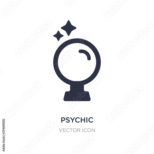 psychic icon on white background. Simple element illustration from UI concept.