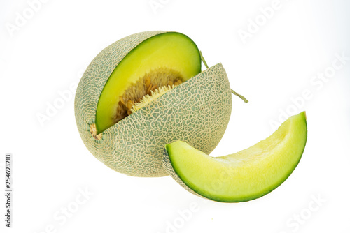Quadro em tela cantaloupe melon isolated ..
