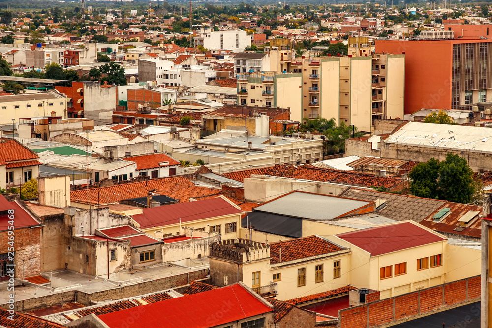 Landscape view of the city of Salta, Argentina