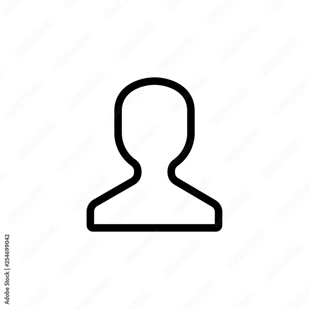 Social media profile icon. Id sign Social media profile icon. Id sign