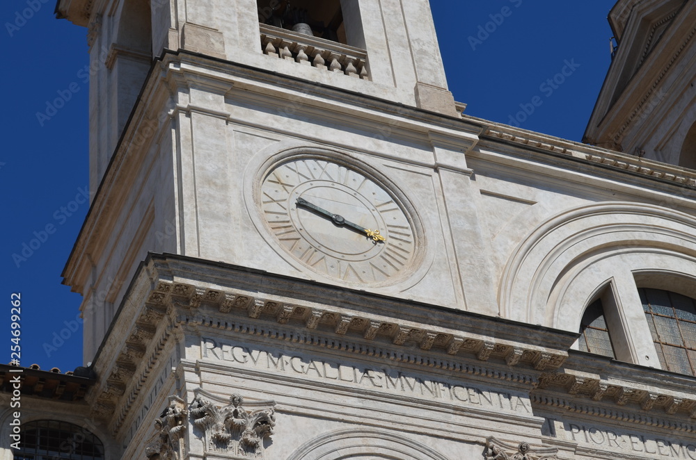 clock tower in rome italy