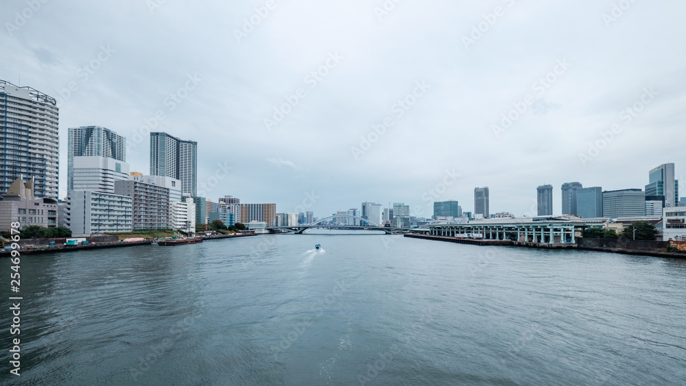 Early Morning over Sumida River