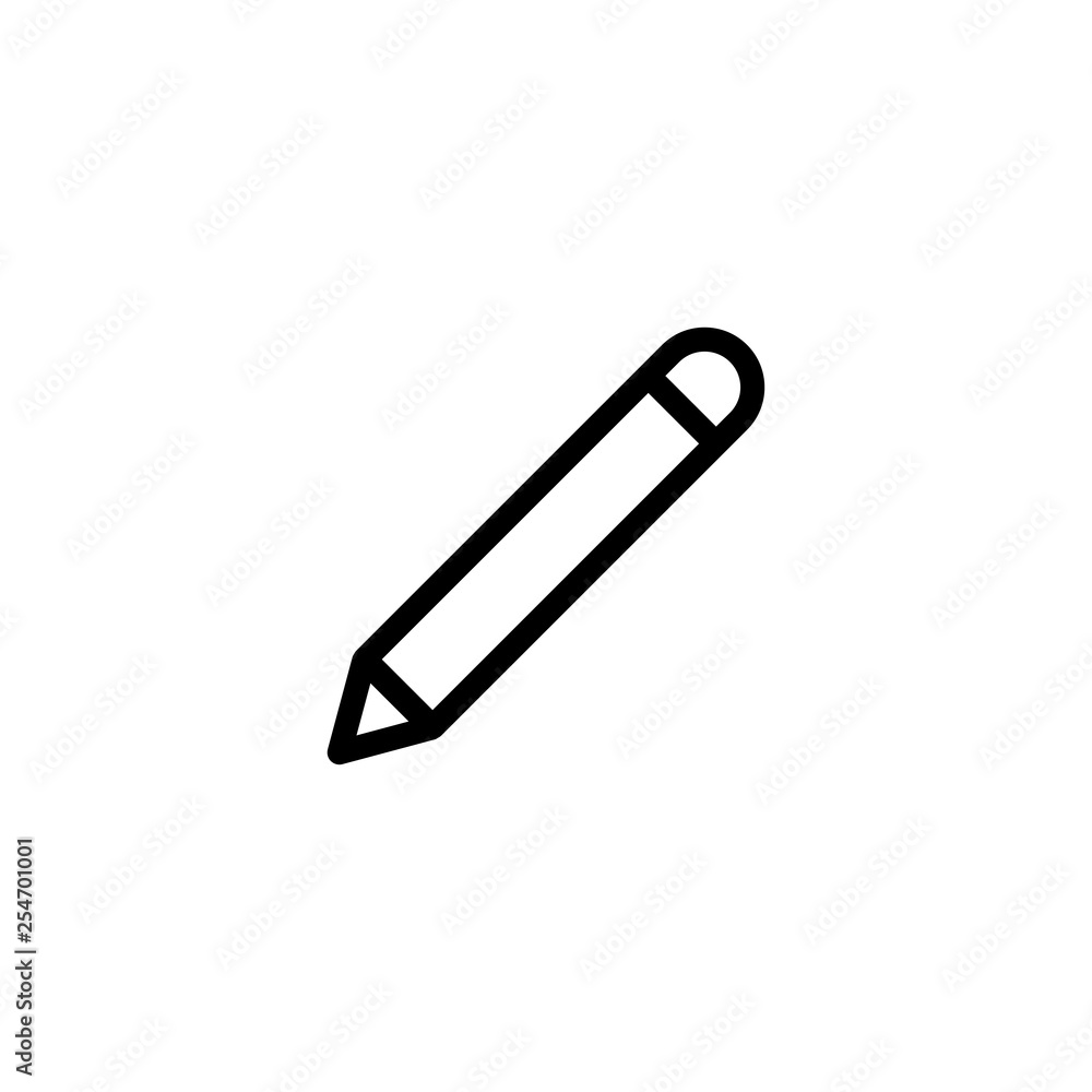 Pencil icon. Drawing design tool sign Pencil icon. Drawing design tool sign