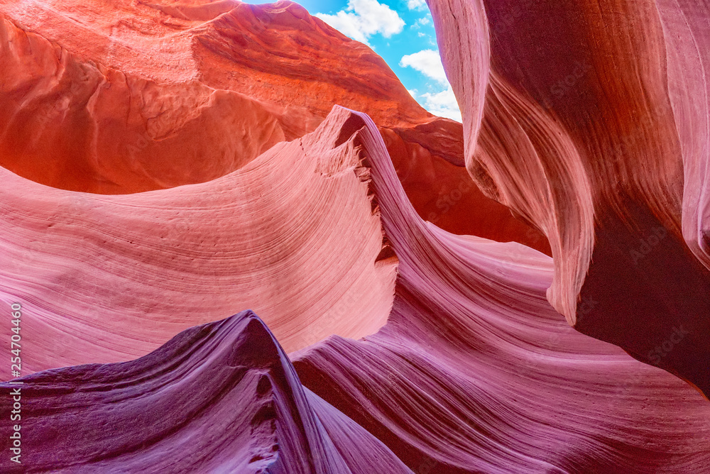 Obraz premium Antelope Canyon is a slot canyon in the American Southwest.