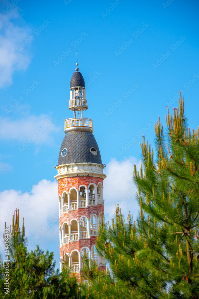 Tower restaurant in the city of Batumi Tower restaurant in the city of Batumi