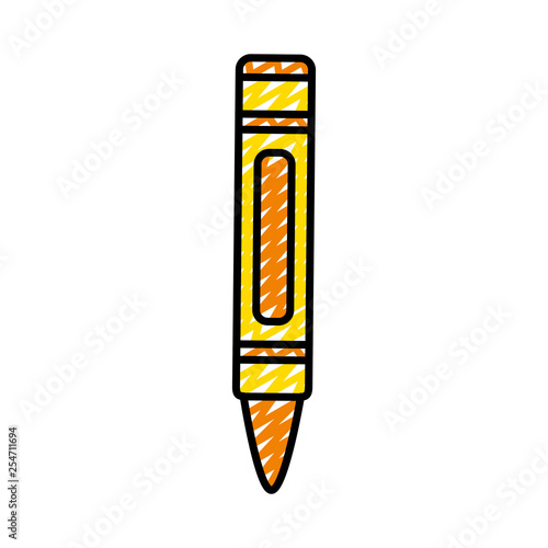 doodle nice crayon pencil art design
