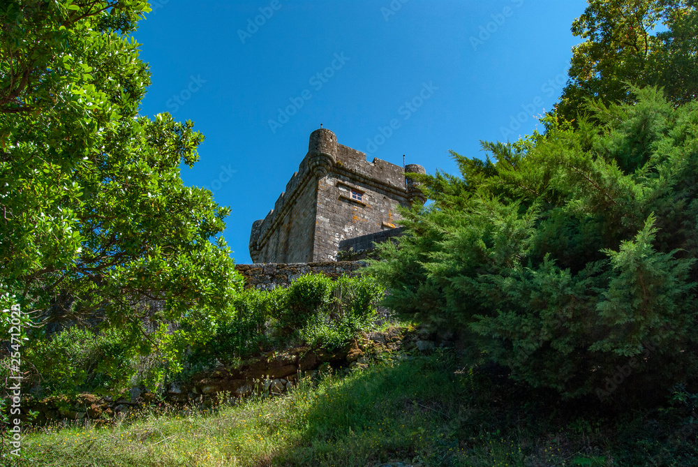 Castle of Villasobroso in the province of Pontevedra in Galicia Castle of Villasobroso in the province of Pontevedra in Galicia