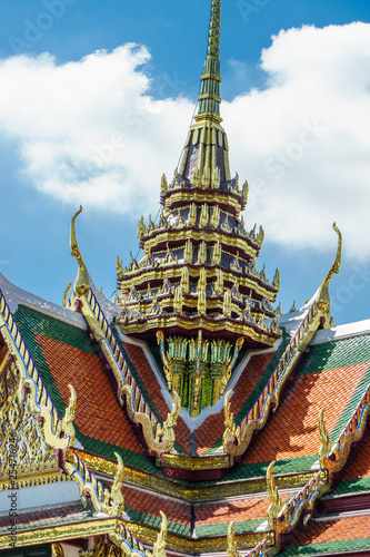 Grand Palace outdoors view in Bangkok  Thailand. General travel imagery