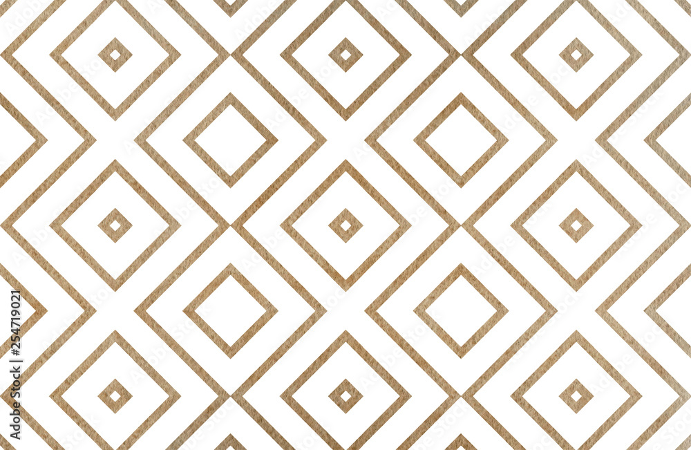 Watercolor geometrical pattern. Watercolor geometrical pattern.